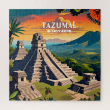 El Salvador Travel Vintage Retro