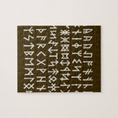 Puzzle Elder Futhark Runes (Horizontal)