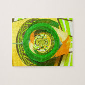 Puzzle Elégance d'or : Beau art rose jaune africain (Horizontal)