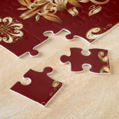 Puzzle Elégance d'or : Motif classique d'Orient. (Côté)