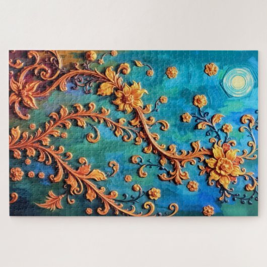 Puzzle Élégance florale (Horizontal)