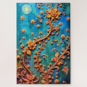 Puzzle Élégance florale (Vertical)