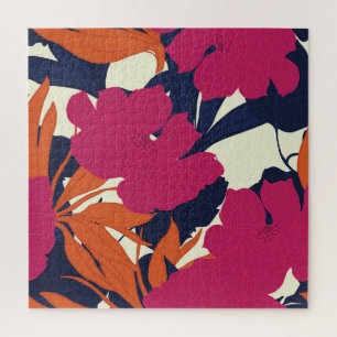 Puzzle Élégance florale : motif abstrait