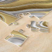 Puzzle Élégance liquide - motif liquide métallique (Côté)