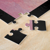 Puzzle Elegance Woman with Peonies Aquarelle Art Imprimer (Côté)