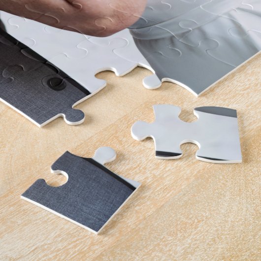 Puzzle Élégant Anniversaire Vow Renouvellement Photo (Côté)