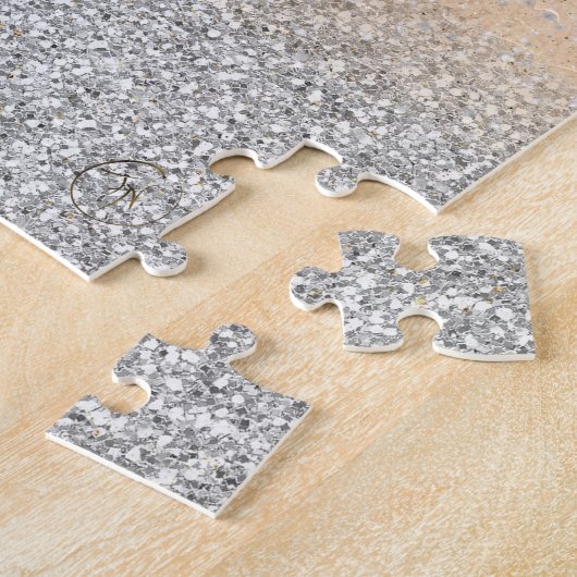 Puzzle Elégant Argent Parties scintillant Or Arc-en-ciel  (Côté)