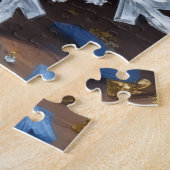 Puzzle Elegant Biewer Terrier Dog Velvet Christmas (Côté)