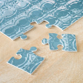 Puzzle Elégant bleu Abstrait : Beau Arrière - plan (Côté)