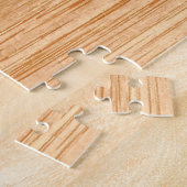 Puzzle Élégant Buck Buck Antlers Grain de bois clair (Côté)