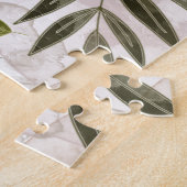 Puzzle Élégant Feuilles de Safari Botanique (Côté)