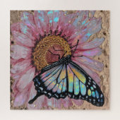 Puzzle Elegant Floral Surface – Textured Flower Beauty (Horizontal)