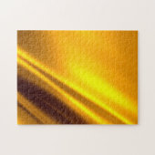 Puzzle Elegant Gold Satin Faux Texture Look (Horizontal)