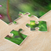 Puzzle Elégant Jardin Rose Dahlia Motivation (Côté)