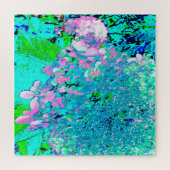 Puzzle Élégant Limelight rose et bleu Hydrangea (Horizontal)