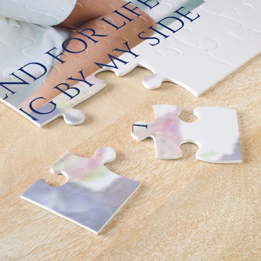 Puzzle Elégant mignon photo Bridesmaid cadeau (Côté)