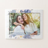 Puzzle Elégant mignon photo Bridesmaid cadeau (Horizontal)