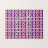Puzzle Elégant Monogram Bloom : Magnifiquement Motif pers (Horizontal)