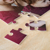 Puzzle Élégant Monogramme Photo Collage (Côté)