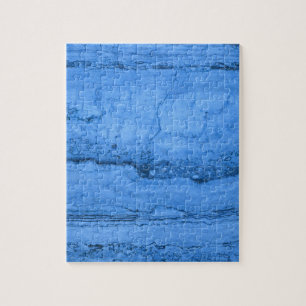 Puzzle Elégant motif marbre bleu granit