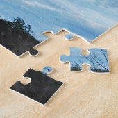 Puzzle Élégant Noël Holly, ciel bleu (Côté)