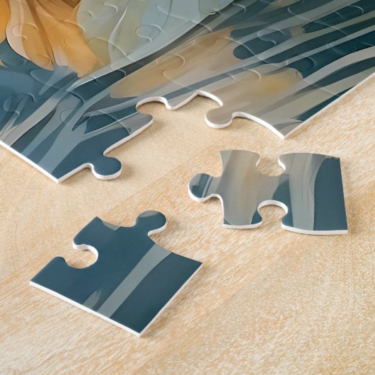 Puzzle Élégant paradis tropical des oiseaux pélicans (Côté)