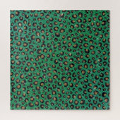 Puzzle Élégant Parties scintillant verte Black Gold Empre (Vertical)