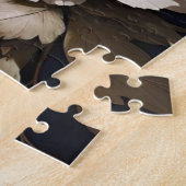 Puzzle Élégant Peacock Pink Peonies (Côté)