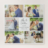 Puzzle Élégant photo de mariage récent Collage Mariage An (Vertical)