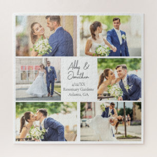 Puzzle Élégant photo de mariage récent Collage Mariage An