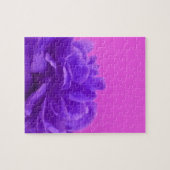 Puzzle Elegant Purple Raspberry Floral (Horizontal)