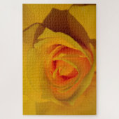Puzzle Élégant rose fleuri jaune (Vertical)