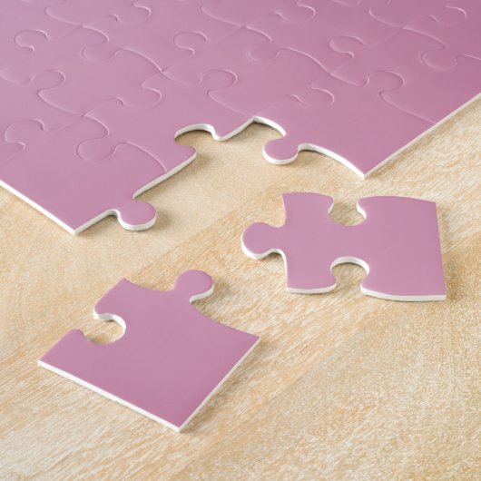 Puzzle Élégant script et rose modifiable (n'importe quell (Côté)