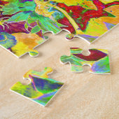 Puzzle Elégant tableau abstrait (Côté)