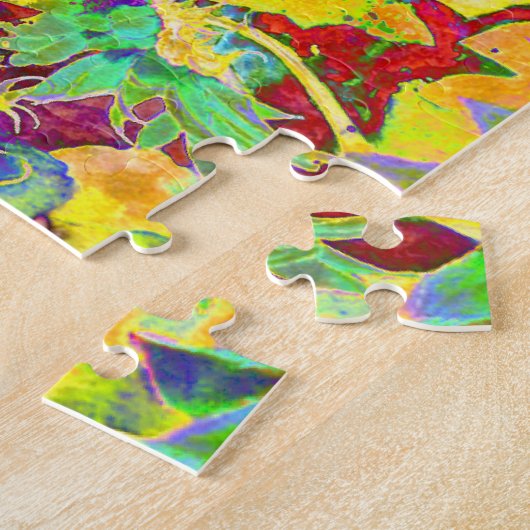 Puzzle Elégant tableau abstrait (Côté)