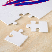 Puzzle Elégante aquarelle Rose Imprimer (Côté)