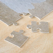 Puzzle Elégante aquarelle Typographie de Noël Keepsaké (Côté)