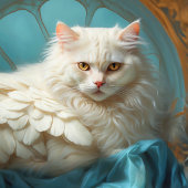 Puzzle Élégante créature aux chats-oiseaux blanc