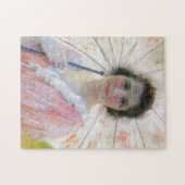 Puzzle Élégante dame en rosée avec un Parasol (Horizontal)