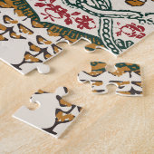Puzzle Elégante frontière florale ethnique Boho (Côté)