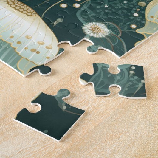 Puzzle Élégante méduse (Côté)