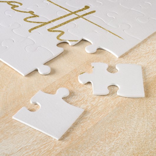 Puzzle Élégante Rustique Wreath de Noël (Côté)