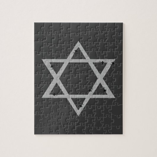 Puzzle elegent star of david (Vertical)
