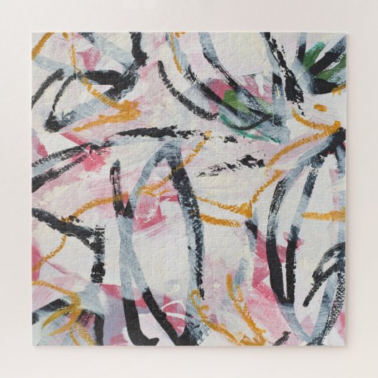 Puzzle Élément de conception de peinture acrylique (Horizontal)