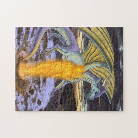 Puzzle Élément de feu et dragon (Horizontal)