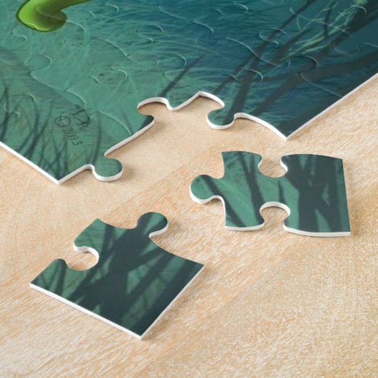 Puzzle Élément terrestre et papillon (Côté)