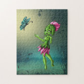 Puzzle Élément terrestre et papillon (Vertical)