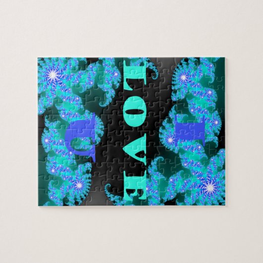 Puzzle Éléments d'amour cosmique Imprimer (Horizontal)