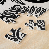 Puzzle Éléments décoratifs, dessin sans couture libre. (Côté)