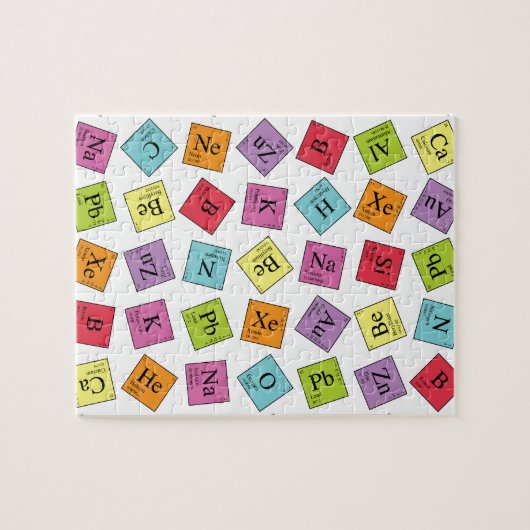 Puzzle Éléments périodiques (Horizontal)